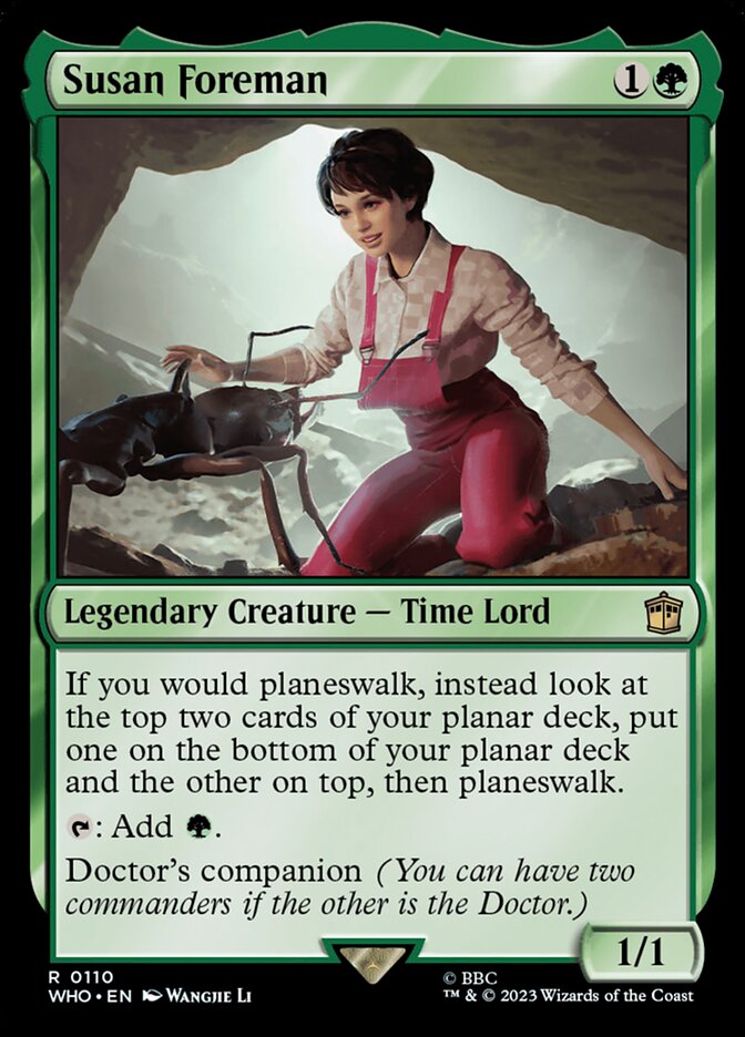 Susan Foreman 110 (Universes Beyond: Doctor Who)  - Foil | Good Games Adelaide SA