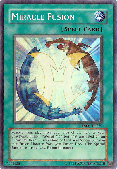 Miracle Fusion [DR04-EN039] Super Rare | Good Games Adelaide SA