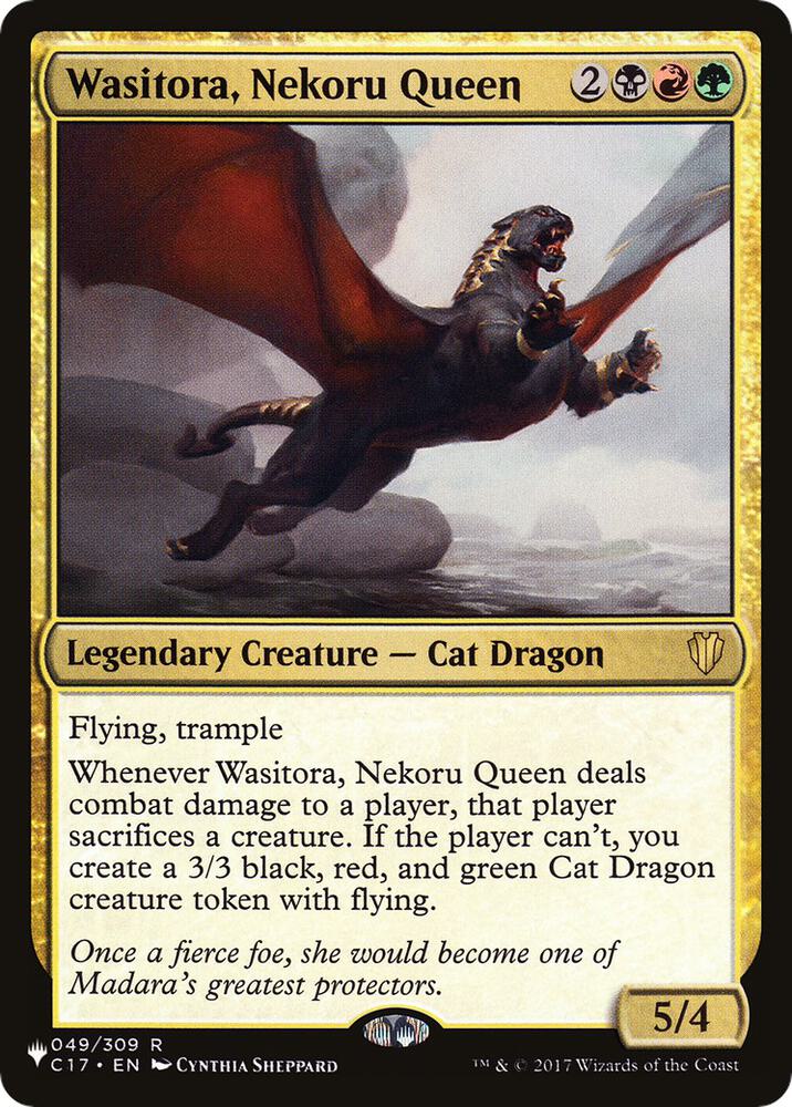 Wasitora Nekoru Queen 049/309 (The List Reprints)  | Good Games Adelaide SA