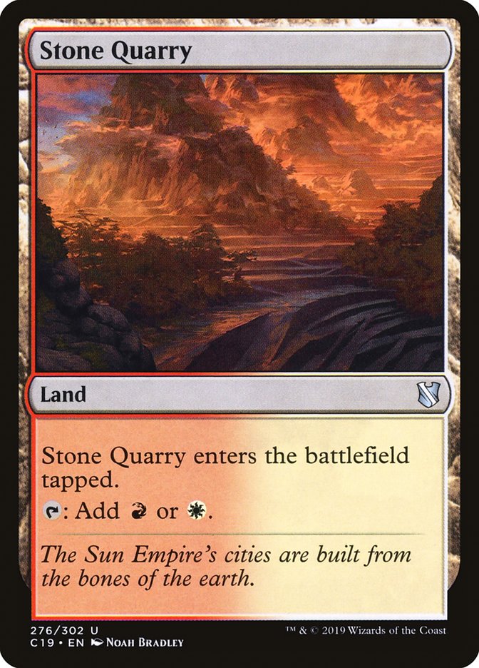 Stone Quarry [Commander 2019] | Good Games Adelaide SA