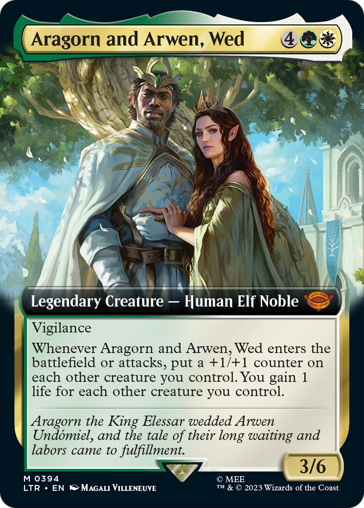 Aragorn and Arwen, Wed (Extended Art) [The Lord of the Rings: Tales of Middle-Earth] | Good Games Adelaide SA