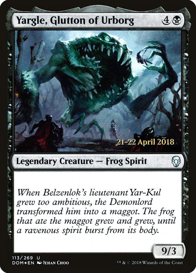 Yargle Glutton of Urborg 113 (Prerelease Cards)  - Foil | Good Games Adelaide SA