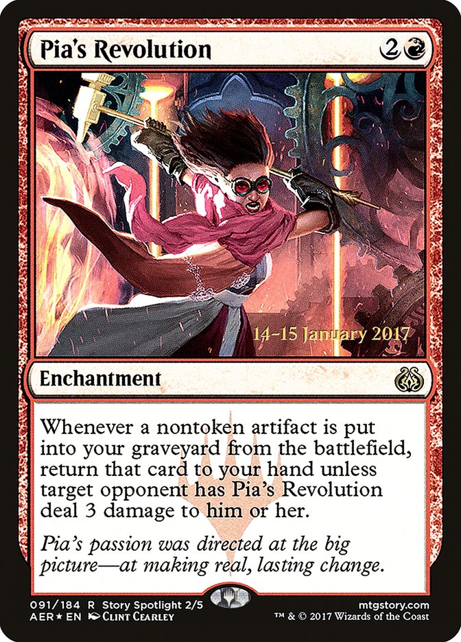 Pia's Revolution [Aether Revolt Promos] | Good Games Adelaide SA