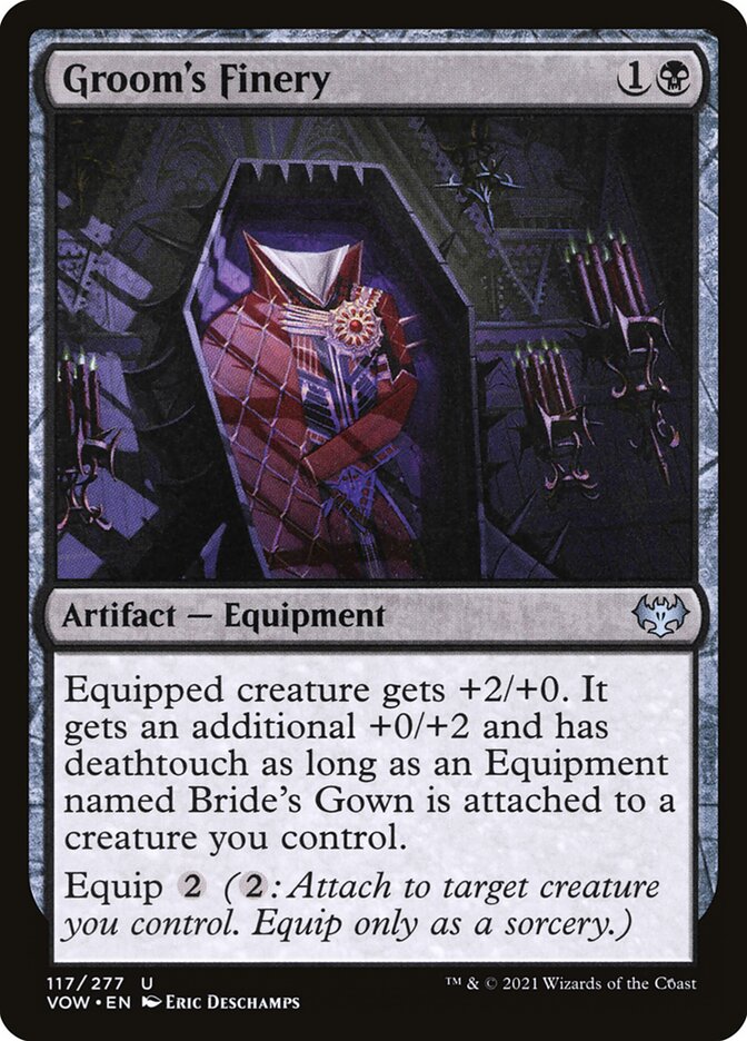 Groom's Finery 117 (Innistrad: Crimson Vow)  - Foil | Good Games Adelaide SA