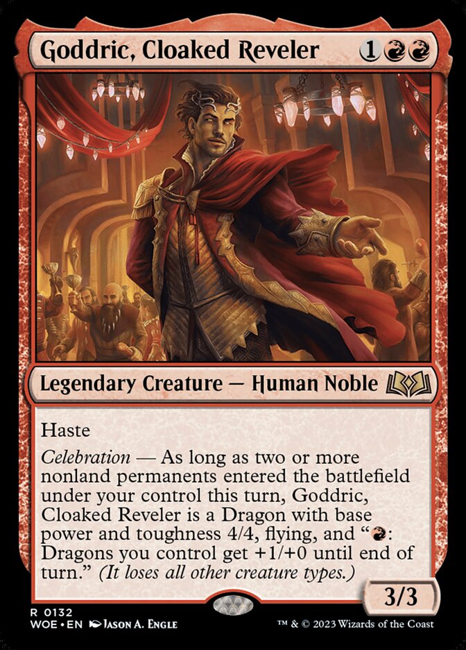 Goddric, Cloaked Reveler 132 (Wilds of Eldraine)  | Good Games Adelaide SA