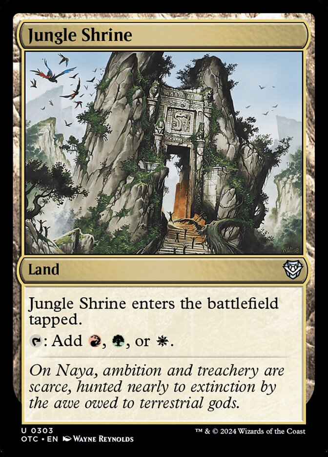 Jungle Shrine 303 (Commander: Outlaws of Thunder Junction)  | Good Games Adelaide SA