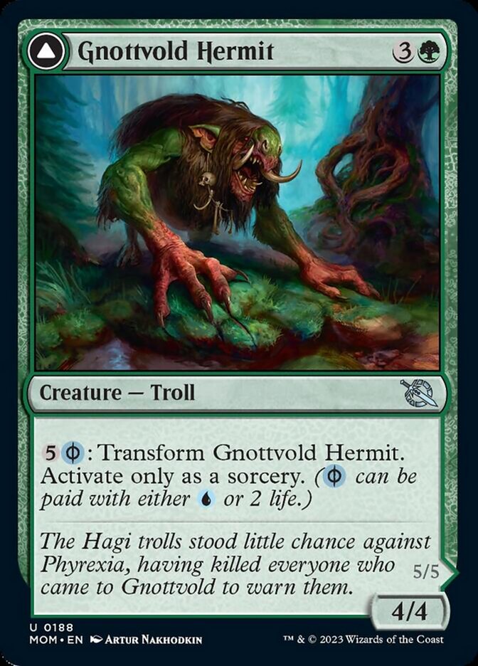 Gnottvold Hermit // Chrome Host Hulk [March of the Machine] | Good Games Adelaide SA