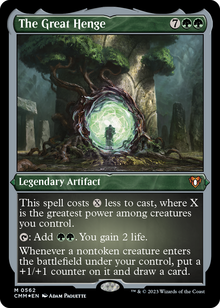 The Great Henge (Foil Etched) [Commander Masters] | Good Games Adelaide SA
