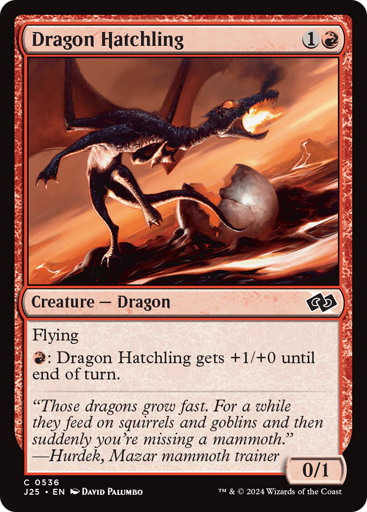 Dragon Hatchling [Foundations Jumpstart] | Good Games Adelaide SA
