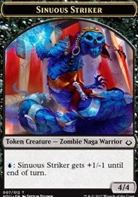 Sinuous Striker // Cat Double-sided Token [Hour of Devastation Tokens] | Good Games Adelaide SA