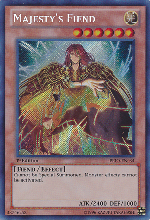 Majesty's Fiend [PRIO-EN034] Secret Rare | Good Games Adelaide SA