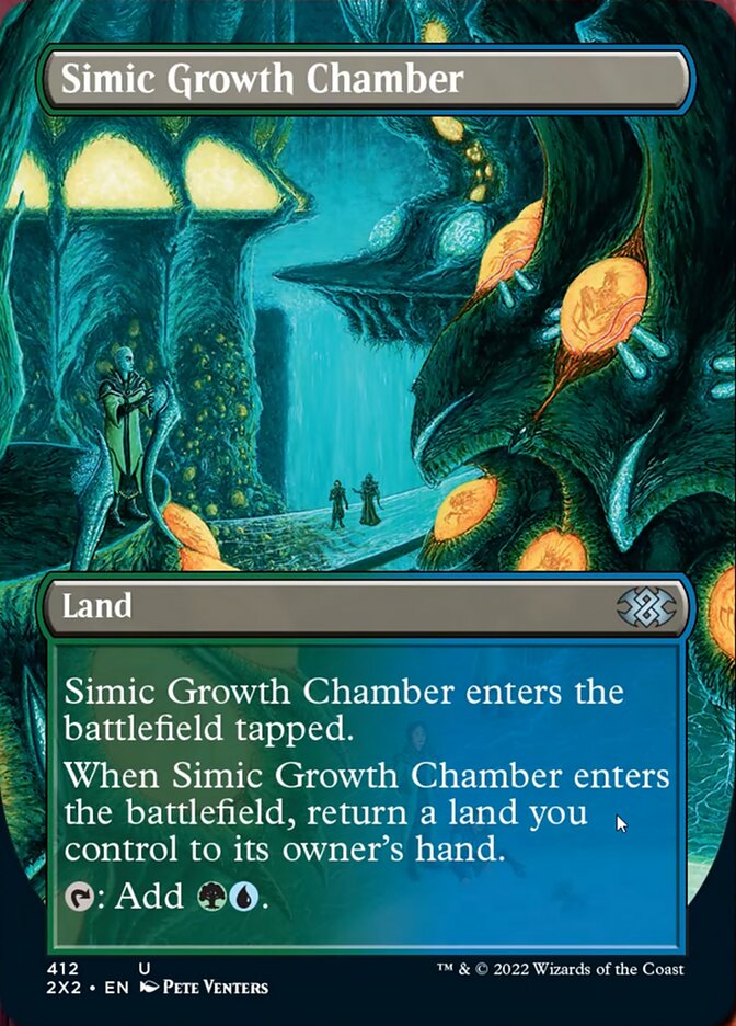 Simic Growth Chamber (Borderless Alternate Art) [Double Masters 2022] | Good Games Adelaide SA