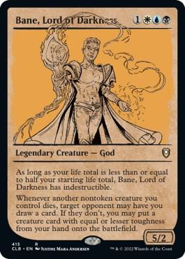 Bane Lord of Darkness Showcase 415 (Commander Legends: Battle for Baldur's Gate)  - Foil | Good Games Adelaide SA