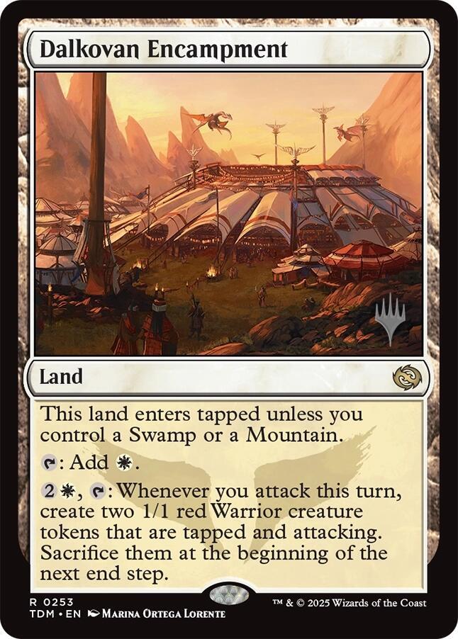 Dalkovan Encampment 253 (Promo Pack: Tarkir: Dragonstorm)  | Good Games Adelaide SA