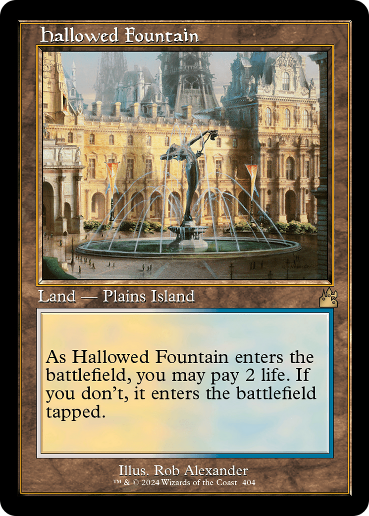 Hallowed Fountain (Retro) [Ravnica Remastered] | Good Games Adelaide SA