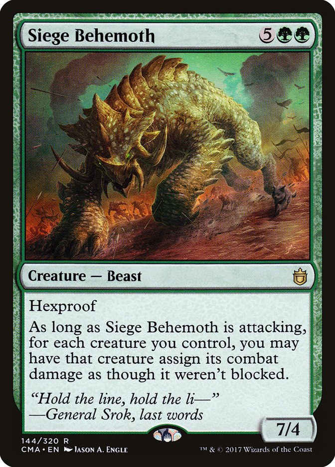 Siege Behemoth [Commander Anthology] | Good Games Adelaide SA
