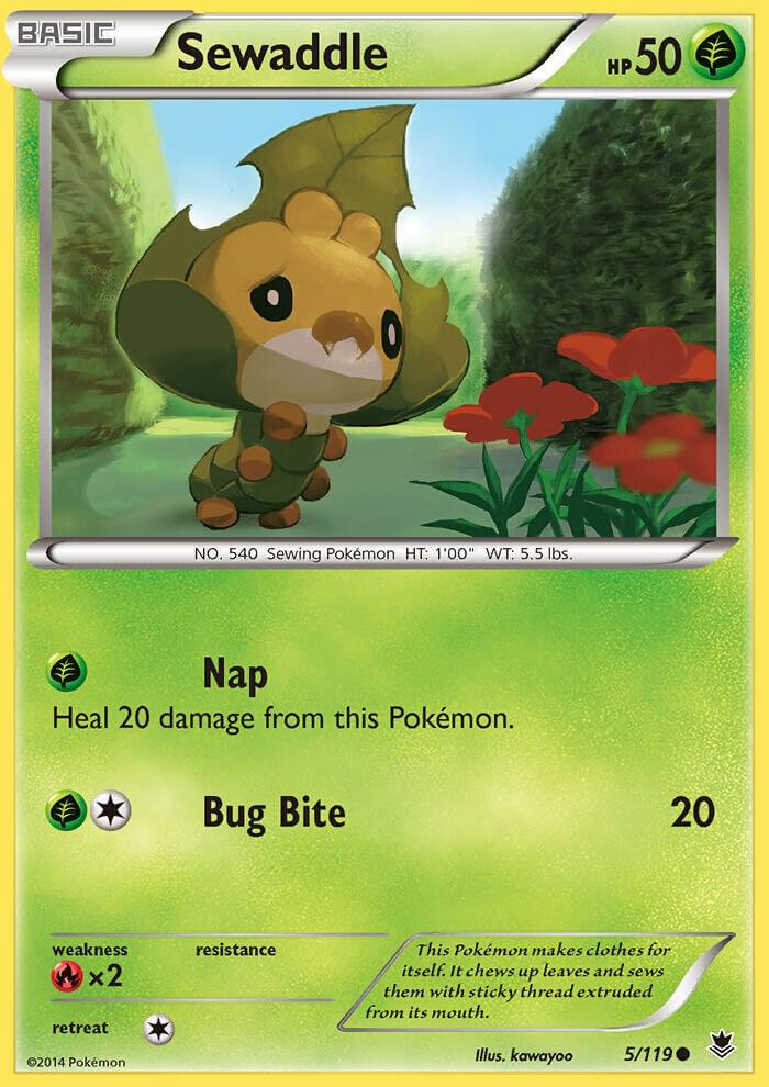 Sewaddle 5/119 (XY - Phantom Forces)  | Good Games Adelaide SA