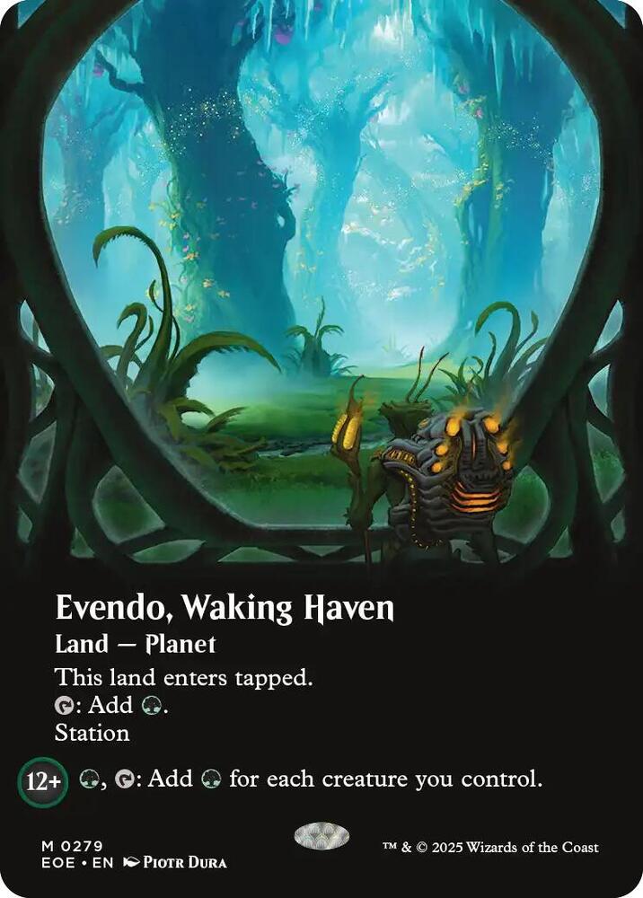 Evendo, Waking Haven 279/276 (Edge of Eternities)  - Borderless Foil | Good Games Adelaide SA