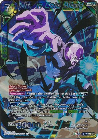 Hit, in Cold Blood [BT9-093] | Good Games Adelaide SA