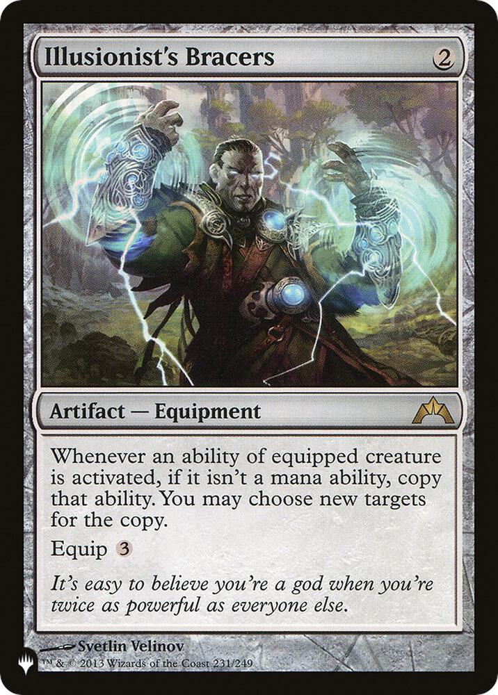 Illusionists Bracers 231/249 (The List Reprints)  | Good Games Adelaide SA