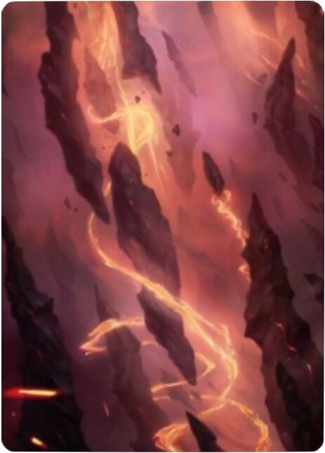 Mountain Art Card 16 81 16 (Art Series: Zendikar Rising)  | Good Games Adelaide SA
