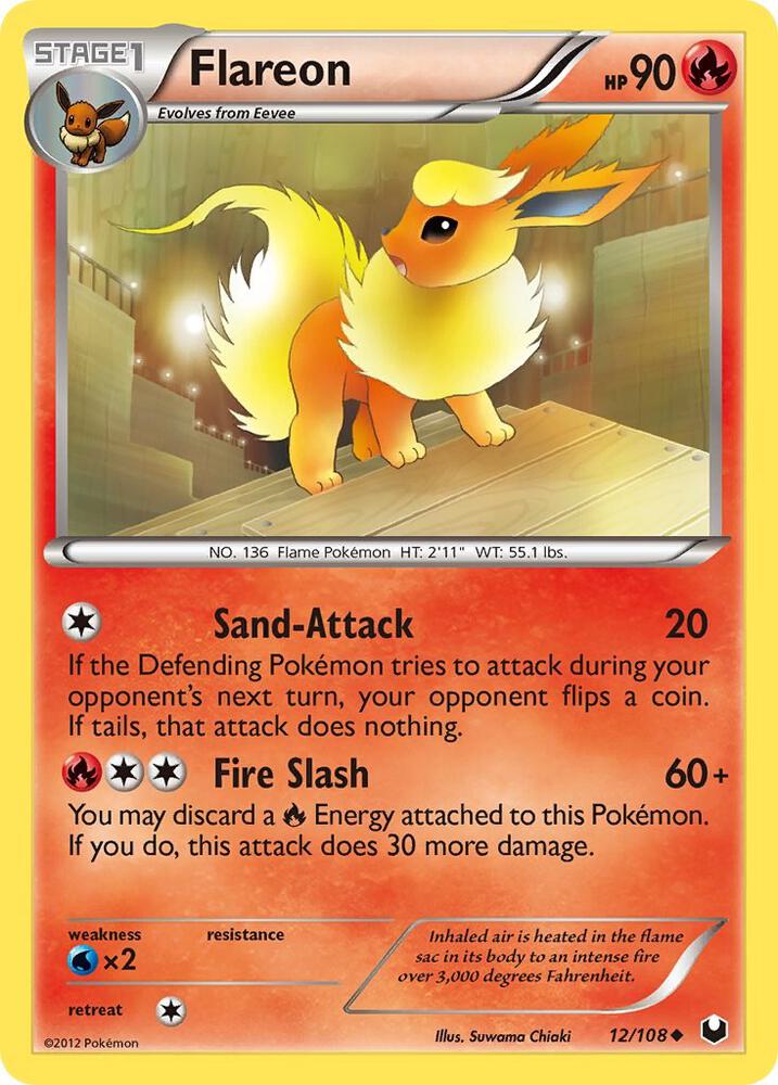 Flareon 12/108 (Dark Explorers)  - Reverse Holofoil | Good Games Adelaide SA