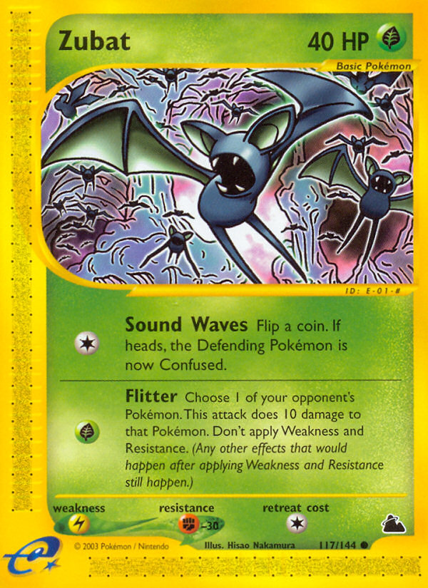 Zubat (117/144) [Skyridge] | Good Games Adelaide SA