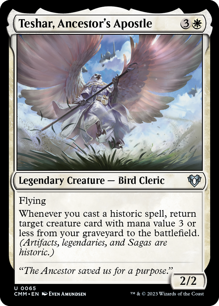 Teshar, Ancestor's Apostle [Commander Masters] | Good Games Adelaide SA