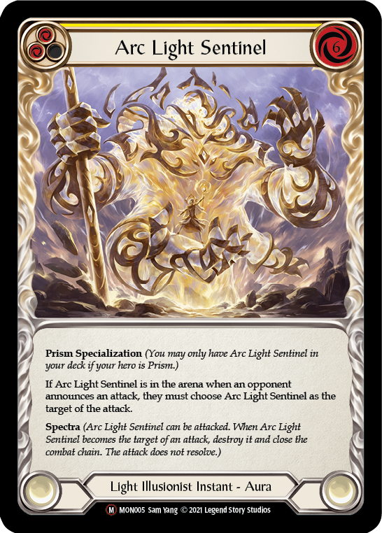 Arc Light Sentinel [U-MON005-RF] Unlimited Rainbow Foil | Good Games Adelaide SA