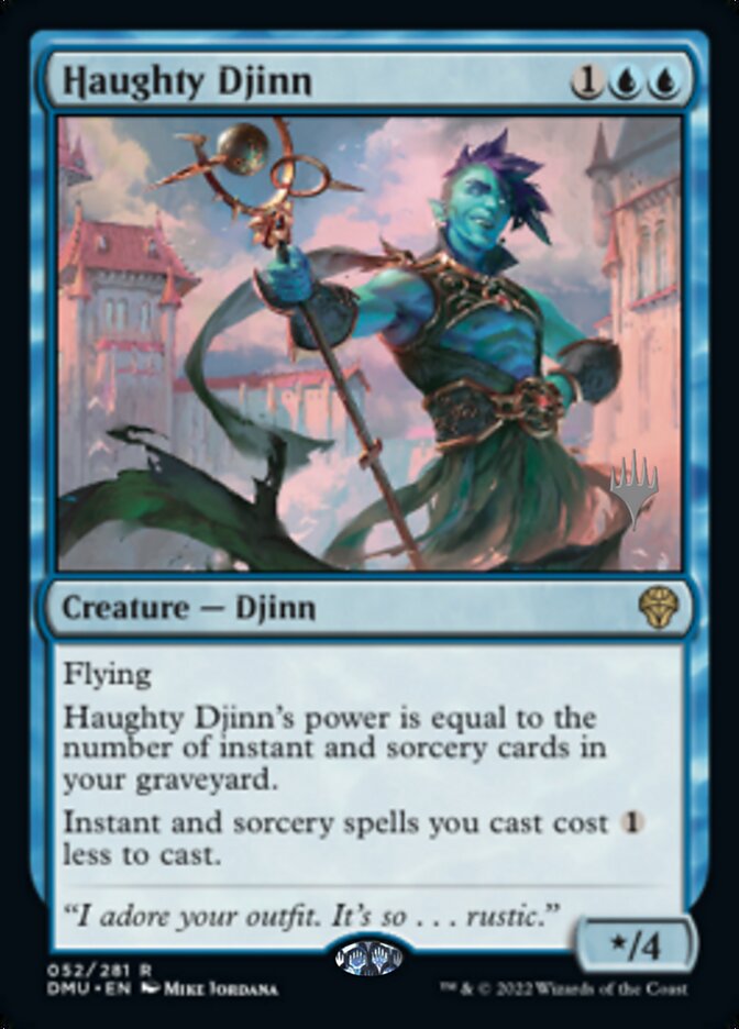 Haughty Djinn (Promo Pack) [Dominaria United Promos] | Good Games Adelaide SA