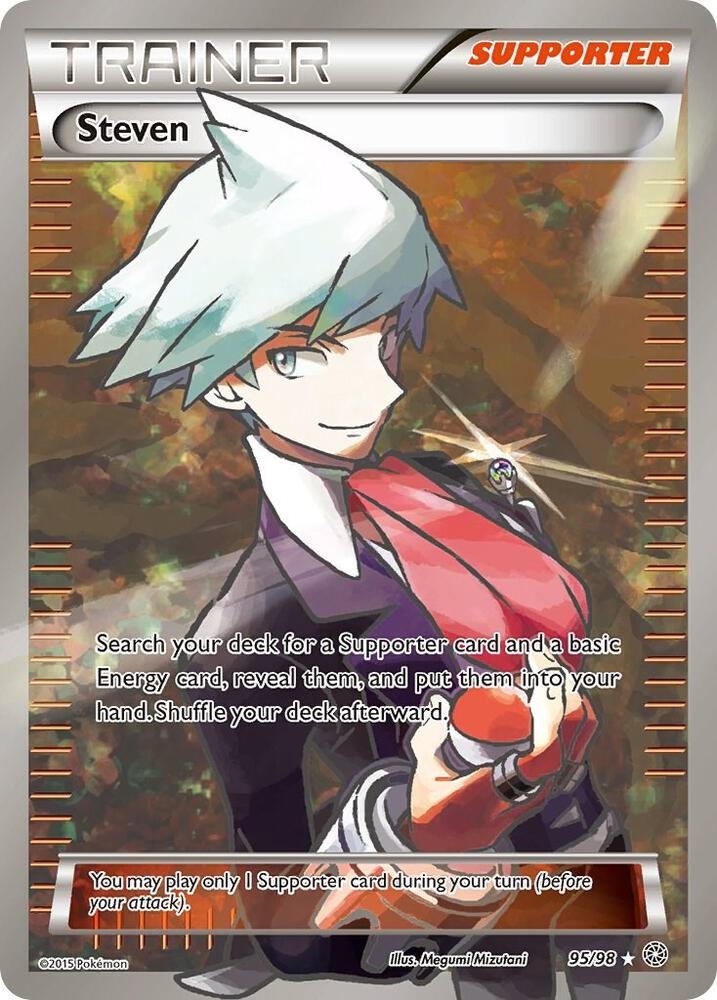 Steven Full Art 95/98 (XY - Ancient Origins)  - Holofoil | Good Games Adelaide SA