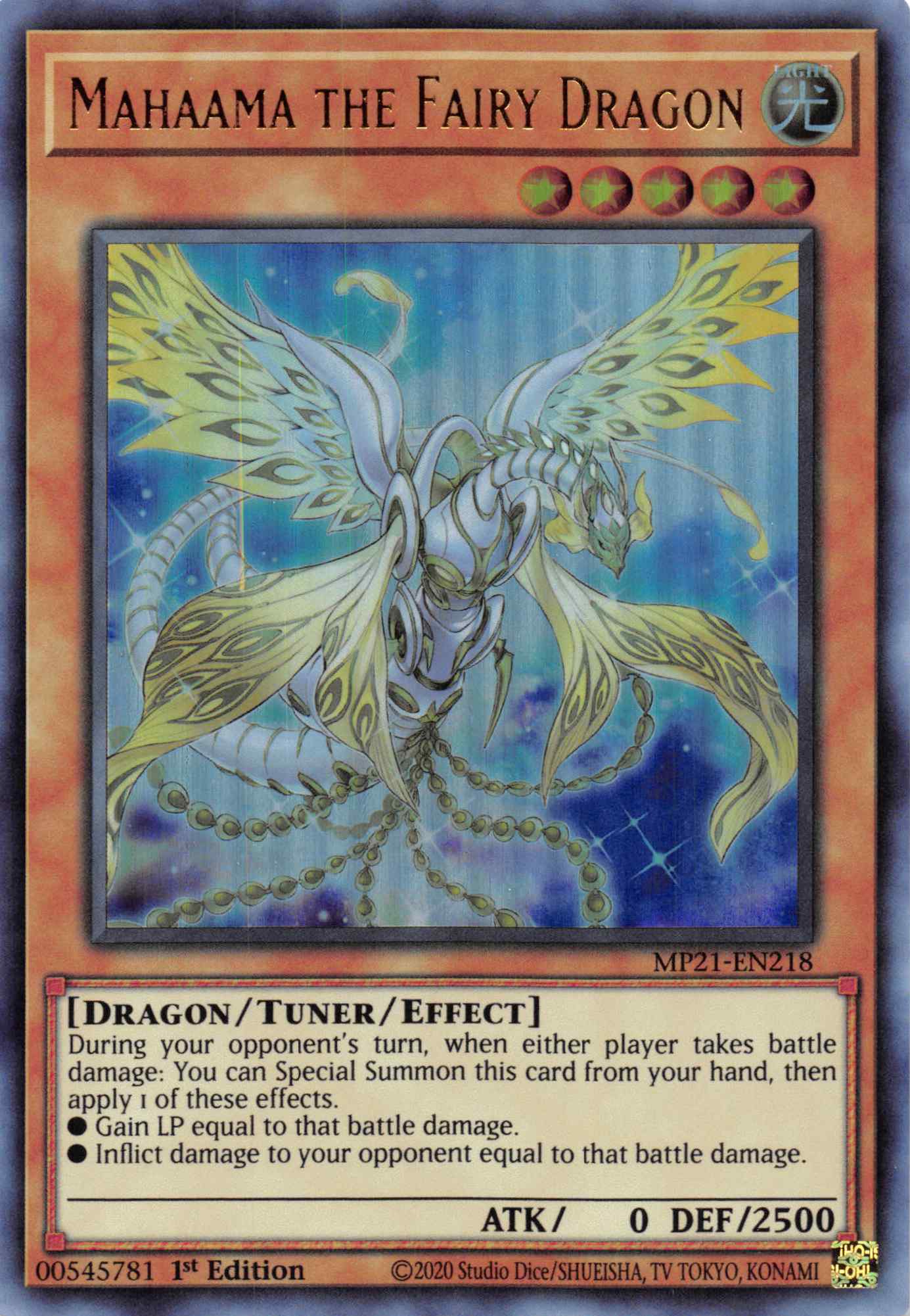 Mahaama the Fairy Dragon [MP21-EN218] Ultra Rare | Good Games Adelaide SA