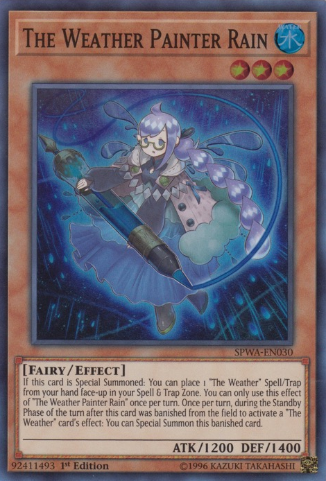 The Weather Painter Rain [SPWA-EN030] Super Rare | Good Games Adelaide SA