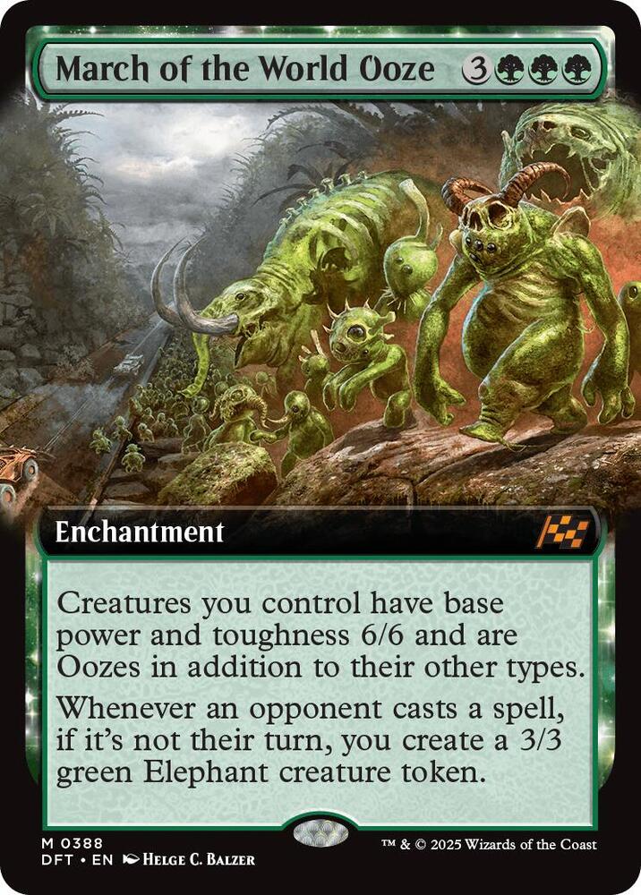 March of the World Ooze 388 (Aetherdrift)  - Foil | Good Games Adelaide SA