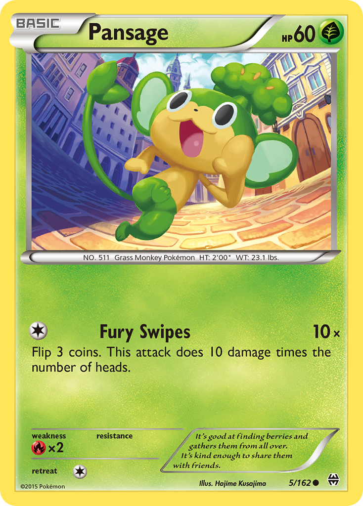 Pansage (5/162) [XY: BREAKthrough] | Good Games Adelaide SA
