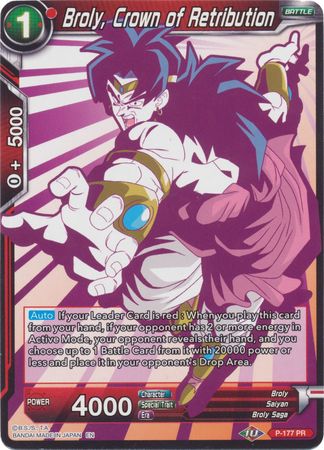 Broly, Crown of Retribution (Alternate Art) [P-177] | Good Games Adelaide SA