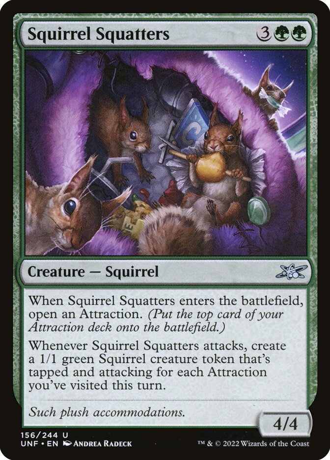 Squirrel Squatters 156 (Unfinity)  | Good Games Adelaide SA
