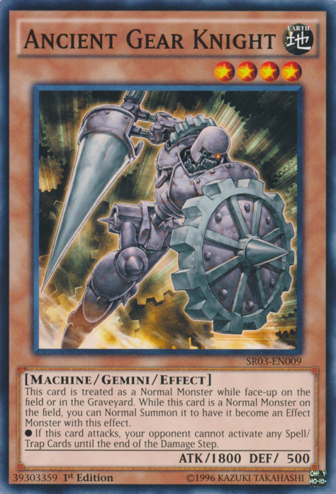 Ancient Gear Knight [SR03-EN009] Common | Good Games Adelaide SA