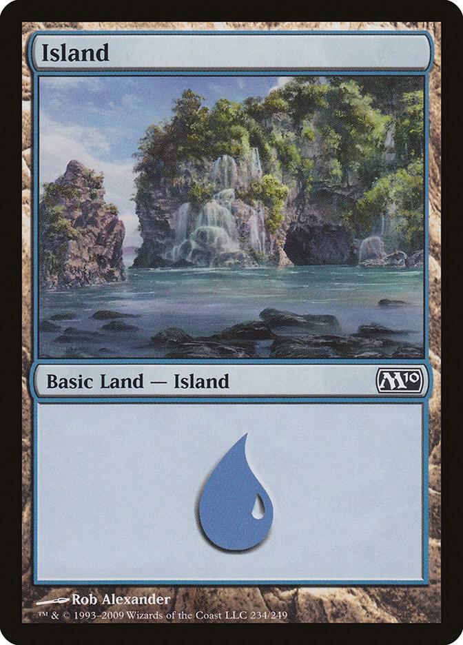 Island 234/249 (Magic 2010 (M10))  - Foil | Good Games Adelaide SA