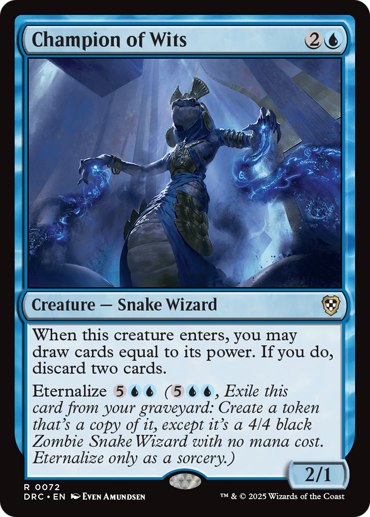 Champion of Wits [Aetherdrift Commander] | Good Games Adelaide SA