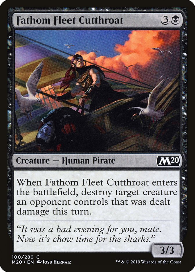 Fathom Fleet Cutthroat [Core Set 2020] | Good Games Adelaide SA