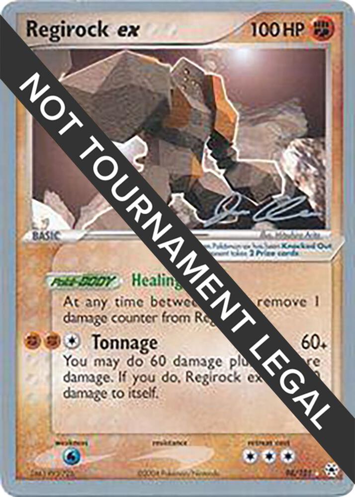Regirock ex 2006 Jason Klaczynski 98/101 (World Championship Decks)  | Good Games Adelaide SA