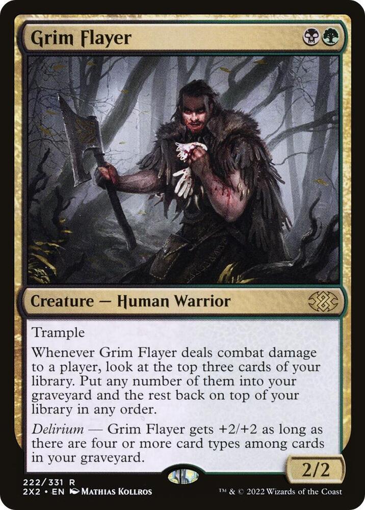 Grim Flayer 222 (Double Masters 2022)  - Foil | Good Games Adelaide SA