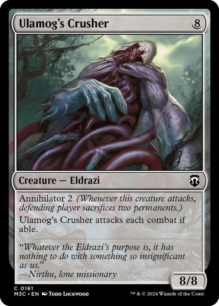 Ulamog's Crusher 161/411 (Commander: Modern Horizons 3)  - Ripple Foil | Good Games Adelaide SA