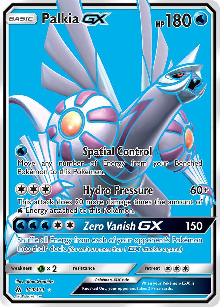 Palkia GX Full Art 119/131 (SM - Forbidden Light)  - Holofoil | Good Games Adelaide SA