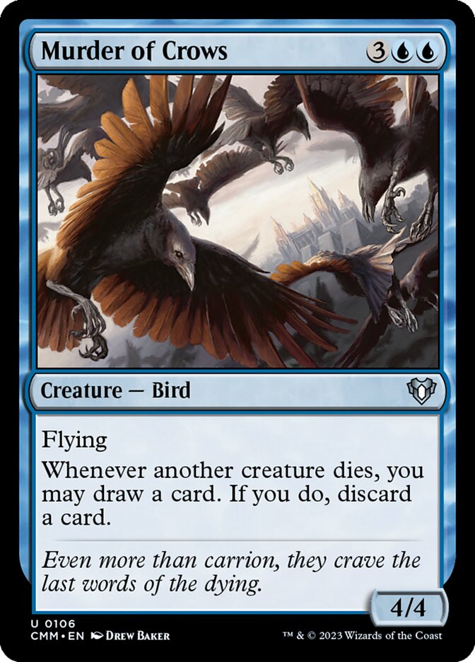 Murder of Crows 106 (Commander Masters)  - Foil | Good Games Adelaide SA