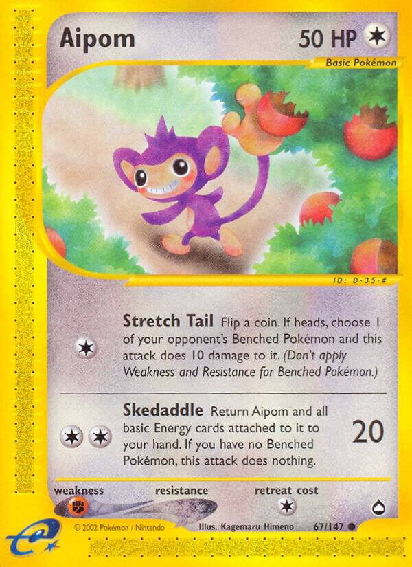 Aipom 067/147 (Aquapolis)  | Good Games Adelaide SA