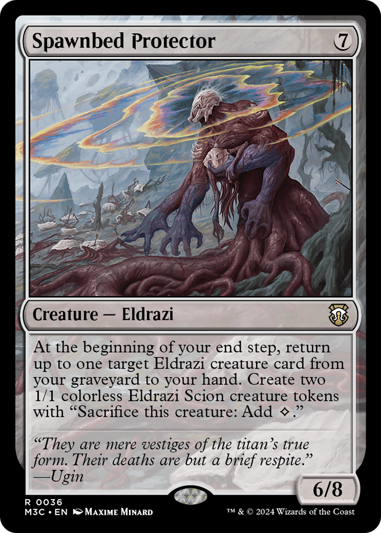 Spawnbed Protector (Ripple Foil) [Modern Horizons 3 Commander] | Good Games Adelaide SA
