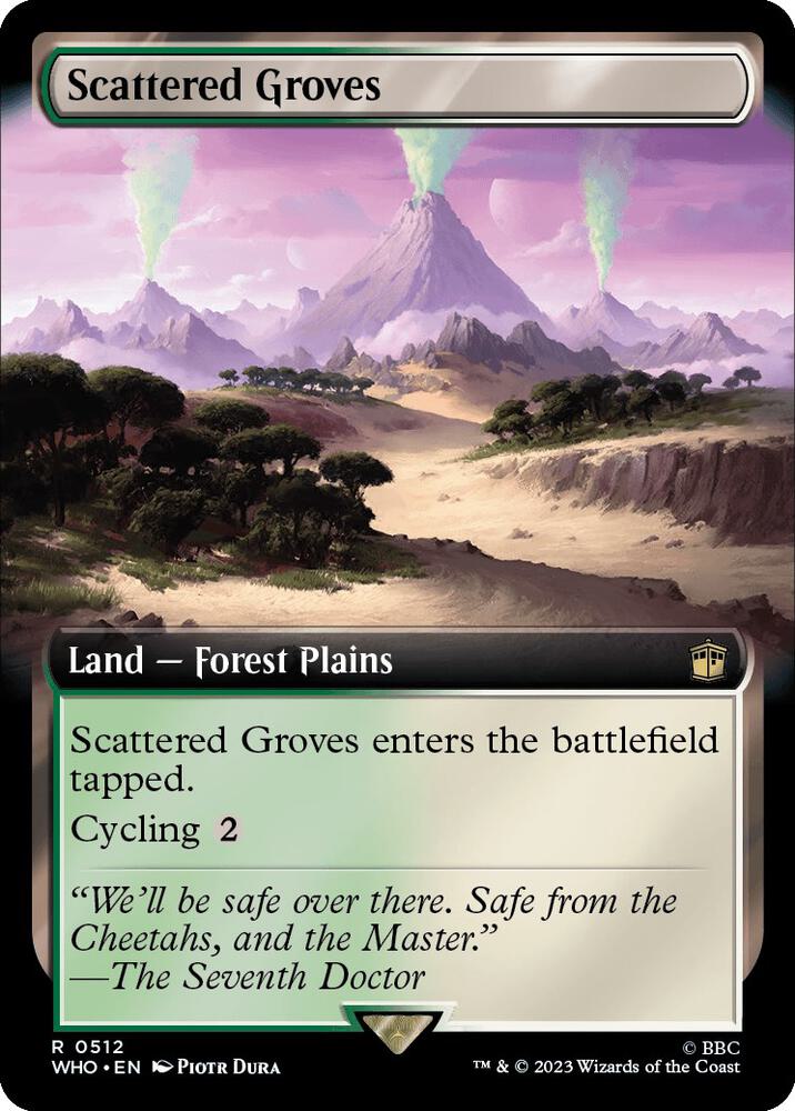 Scattered Groves 512 (Universes Beyond: Doctor Who)  - Foil | Good Games Adelaide SA