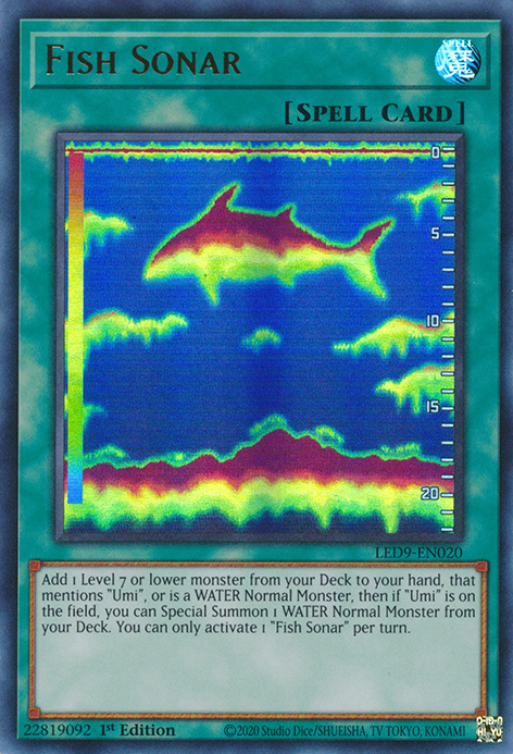 Fish Sonar [LED9-EN020] Ultra Rare | Good Games Adelaide SA